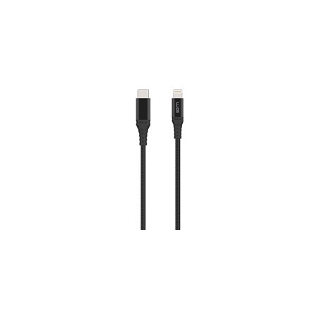 WG - Datový kabel Lightning MFi na Type-C, 1 metr, 3A, černá