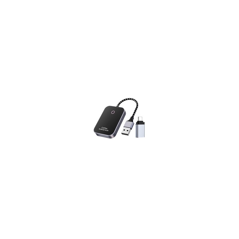 WG - Adaptér pro bezdrátové Apple CarPlay nebo Android Auto, černá
