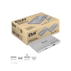 Club3D hubThunderbolt 4 Portable 5-in-1 Hub with Smart Power