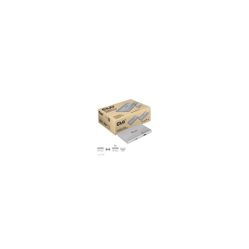 Club3D hubThunderbolt 4 Portable 5-in-1 Hub with Smart Power