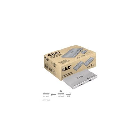 Club3D hubThunderbolt 4 Portable 5-in-1 Hub with Smart Power