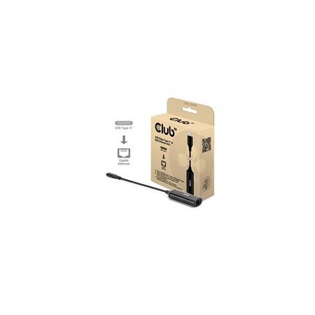 Club3D Adaptér USB-C na RJ45, 5Gb, 24cm