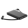 WG - Power Bank 5000 mAh, kabel Micro USB + Type-C + adaptér Lightning, černá