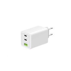 WG - Síťová nabíječka GaN 100W, 3x USB, 1x USB-A + 2x USB-C, white