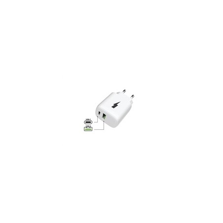WG - Síťová nabíječka 2x USB, 1x USB-C PD PPS 3.0 30W + 1x USB-A QC4 18W, white