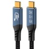 PREMIUMCORD Kabel USB4™ Version2.0 80Gbps 16K@60Hz 240W Thunderbolt 3 a 4 kabel 1m