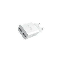 WG - Síťová nabíječka 2x USB-A 2,4A , white