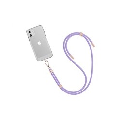 WG - Crossbody lace strap/transparent/violet