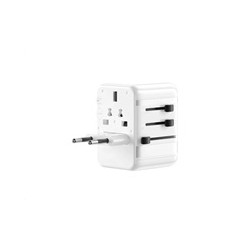 WG - Univerzální cestovní síťová nabíječka GaN pro hlavní světové elektrické sítě / PD 20W / white