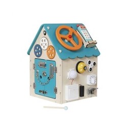 2Kids Toys Activity board Domeček tyrkysový