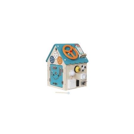 2Kids Toys Activity board Domeček tyrkysový