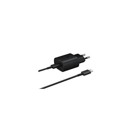 Samsung síťová nabíječka EP-TA800EBE + kabel EP-DG980BBE USB-C, 25W, černá, (bulk)