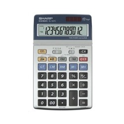 SHARP kalkulačka - EL337C - stříbrná
