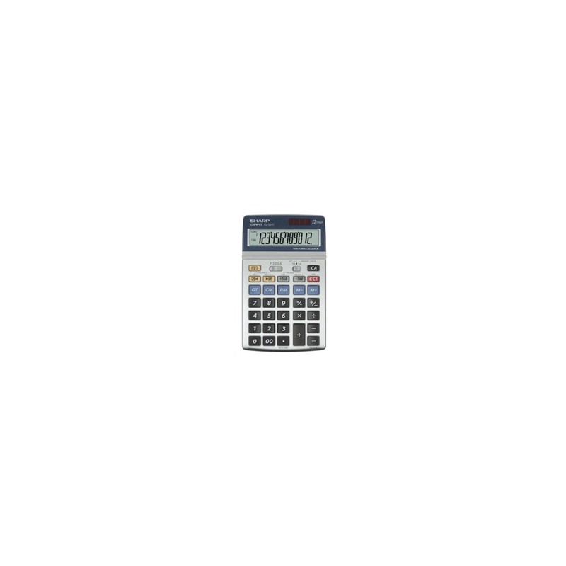 SHARP kalkulačka - EL337C - stříbrná