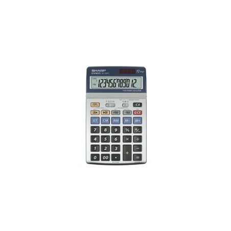 SHARP kalkulačka - EL337C - stříbrná