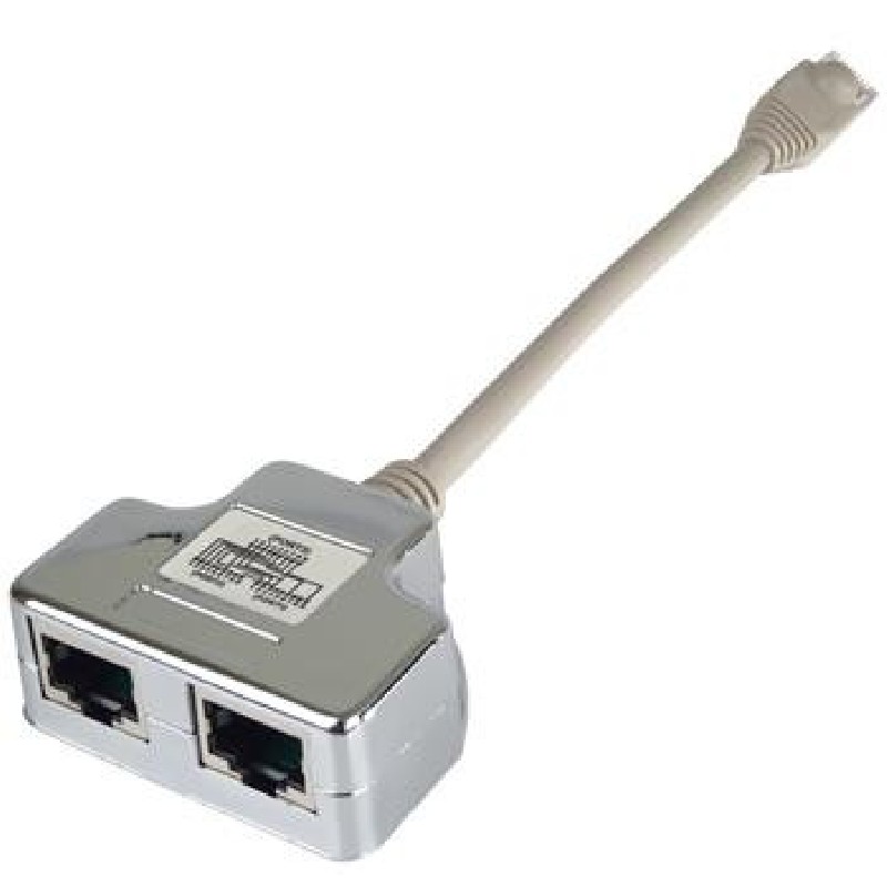 PREMIUMCORD RJ45 distributor (1 port ISDN + 1 port RJ45 10/100Base T)