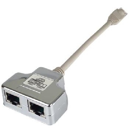 PREMIUMCORD RJ45 distributor (1 port ISDN + 1 port RJ45 10/100Base T)