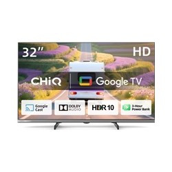 CHiQ L32M9PD TV 32" Powerbank, HD, smart, Google TV, Dolby Audio, dbx-tv, HDR 10