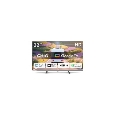 CHiQ L32M9PD TV 32" Powerbank, HD, smart, Google TV, Dolby Audio, dbx-tv, HDR 10