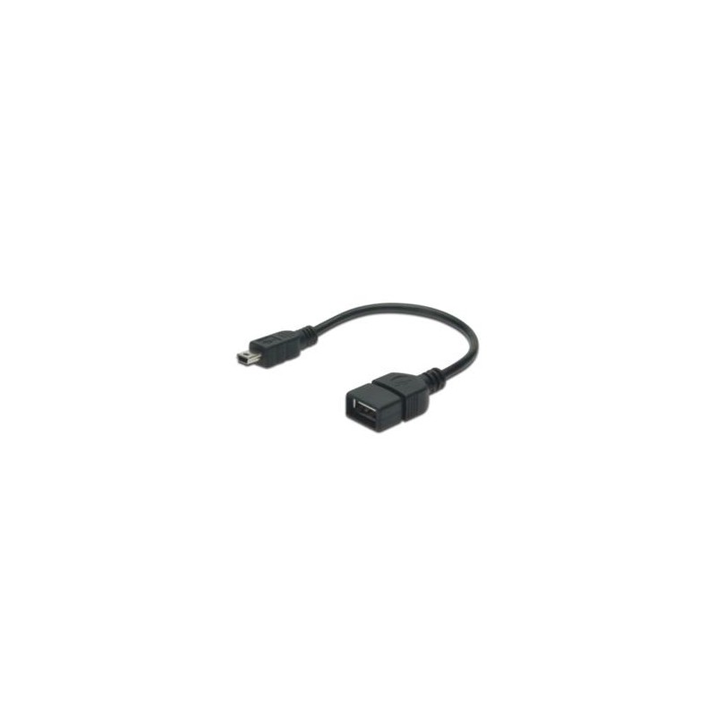 PREMIUMCORD USB redukce kabel USB A/female - Mini 5pin USB/male 20cm OTG