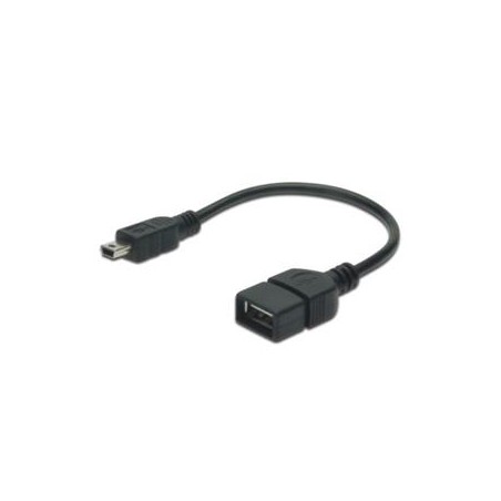 PREMIUMCORD USB redukce kabel USB A/female - Mini 5pin USB/male 20cm OTG
