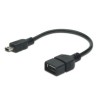 PREMIUMCORD USB redukce kabel USB A/female - Mini 5pin USB/male 20cm OTG