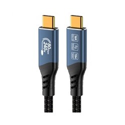 PREMIUMCORD Kabel USB4™ Version2.0 80Gbps 16K@60Hz 240W Thunderbolt 3 a 4 kabel 1,5m