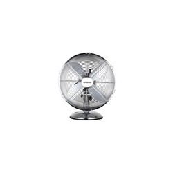 Orava SF-100 X stolní oscilující ventilátor, 3 stupně rychlosti, oscilace doprava a doleva, stříbrná