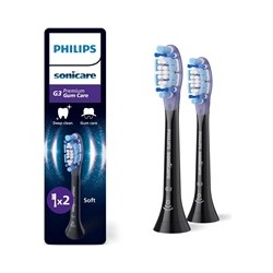 Philips Sonicare G3 Premium Gum Care HX9052/88 náhradní hlavice 2 ks černá, péče o dásně a implantáty