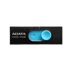 ADATA Flash Disk 32GB UV220, USB 2.0 Dash Drive, černá/modrá