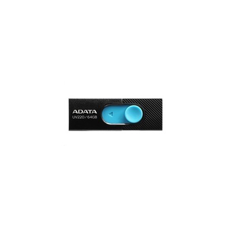 ADATA Flash Disk 32GB UV220, USB 2.0 Dash Drive, černá/modrá