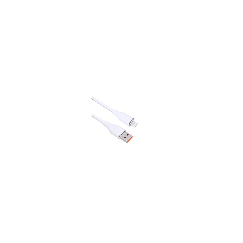 Solight lightning kabel, USB 2.0 A konektor - Lightning konektor, silikon, 2m