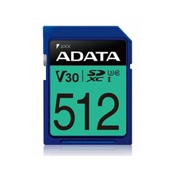 ADATA SDXC karta 512GB Premier Pro UHS-I U3 Class 10 (R:95/W:60 MB/s)