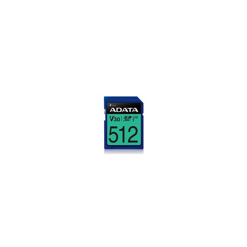 ADATA SDXC karta 512GB Premier Pro UHS-I U3 Class 10 (R:95/W:60 MB/s)