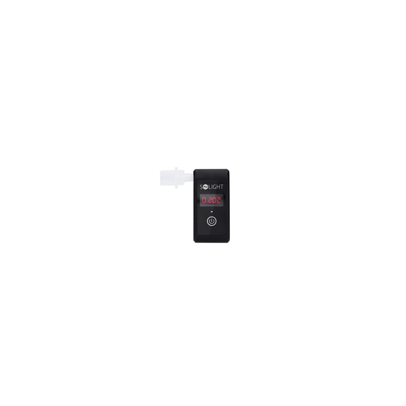 Solight alkohol tester mini, Fuel Cell, 0,0 - 5,0‰ BAC,citlivost 0,08‰