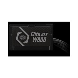 Cooler Master zdroj Elite NEX 600W 230V, 120mm, 80+ White, Mesh (opletené kabely)