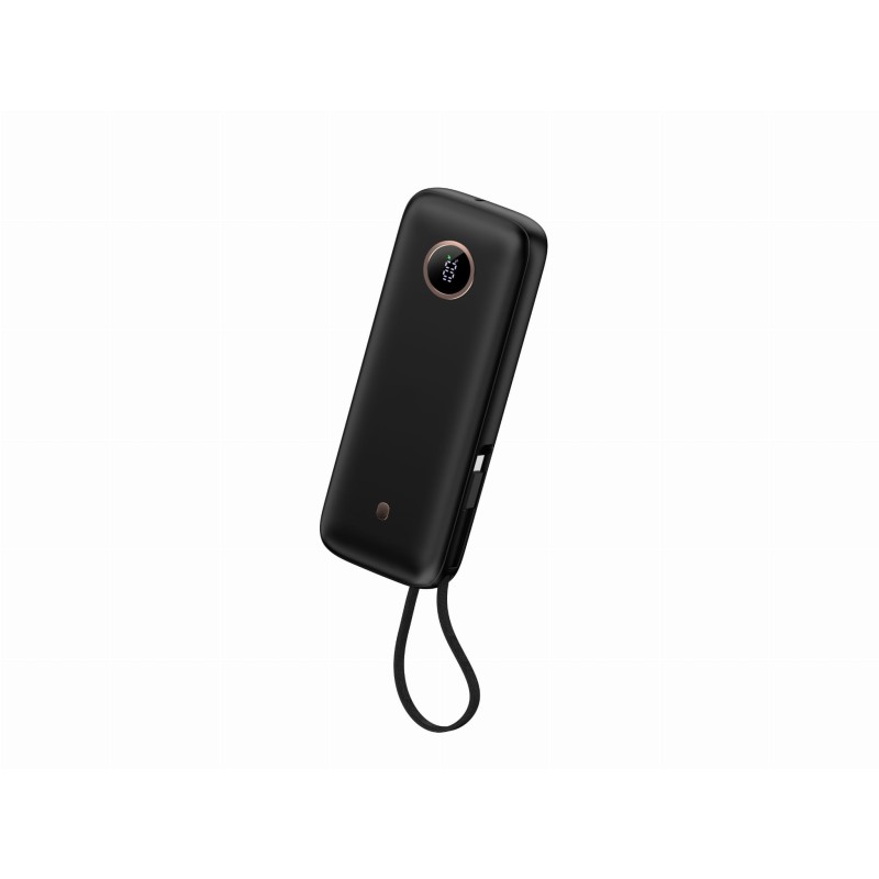 Platinet Powerbanka 20000 mAh 70W Power Delivery, 1xUSB-C, 1xUSB-A, kabel USB-C 1m, černá