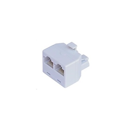 Rozdvojka RJ45, 1x8p8c/2x8p8c - telefonní
