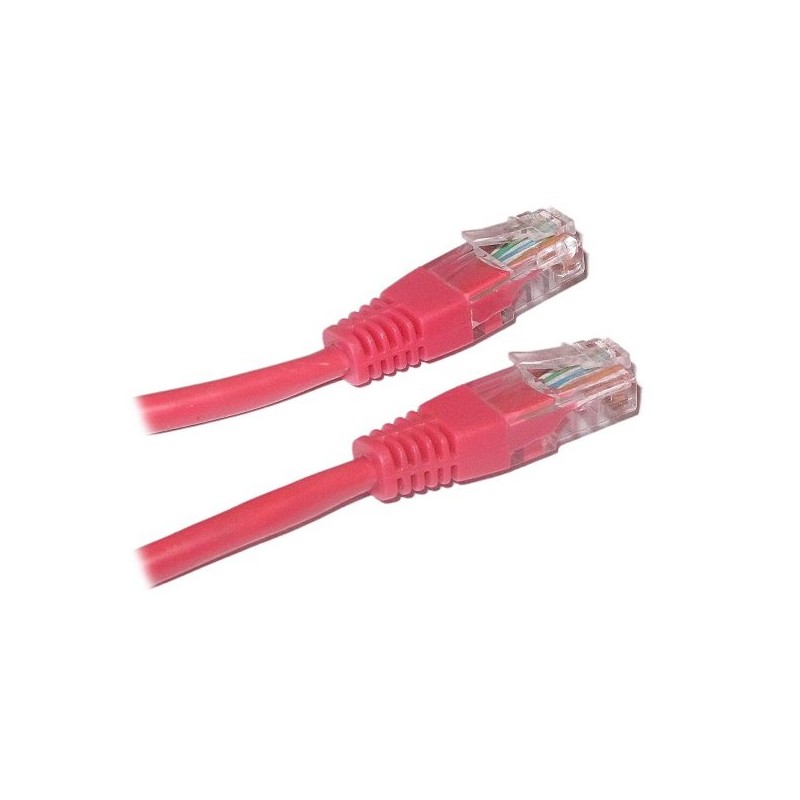 XtendLan patch kabel Cat5E, UTP - 5m, červený