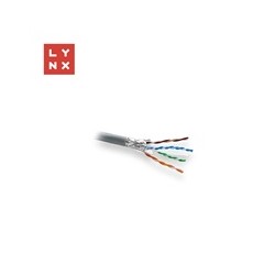 LYNX FTP kabel, Cat6, PVC (Eca), celoměděný, vnitřní, šedý, cívka 305m