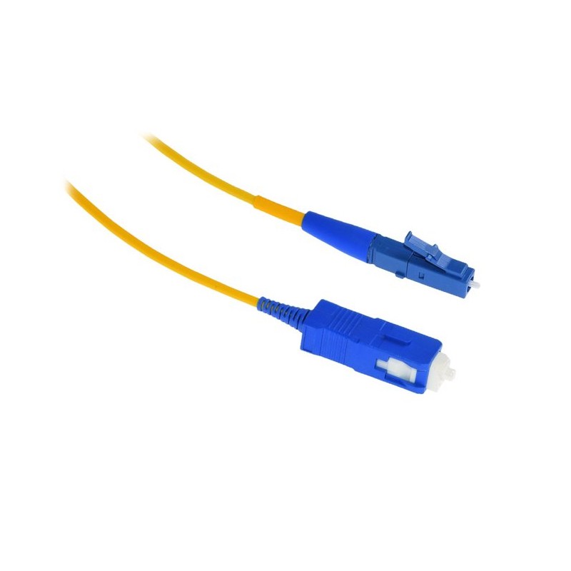 XtendLan simplexní patch kabel SM 9/125, OS2, LC(UPC)-SC(UPC), LS0H, 0,5m
