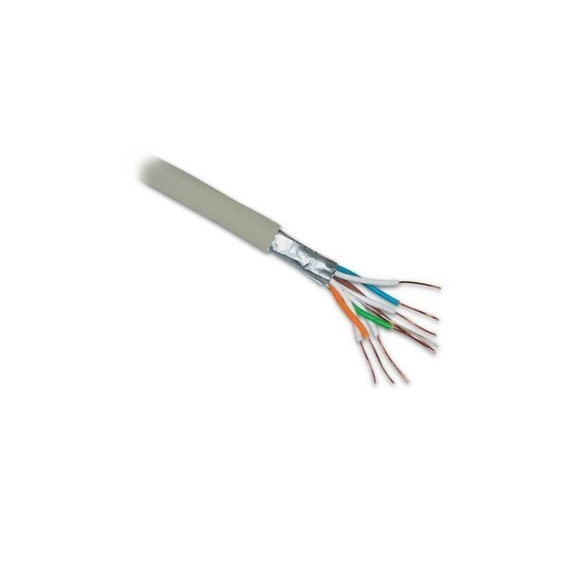 LYNX FTP kabel, Cat6, LSZH, celoměděný, vnitřní, šedý, cívka 305m