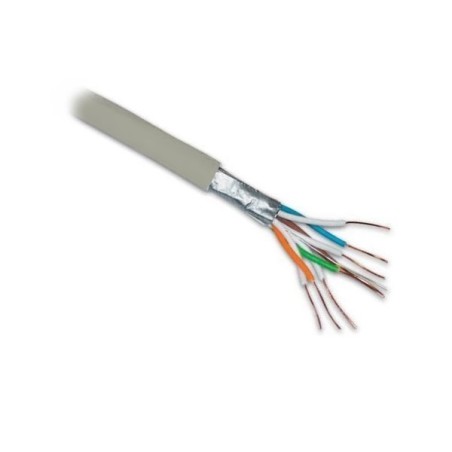 LYNX FTP kabel, Cat6, LSZH, celoměděný, vnitřní, šedý, cívka 305m