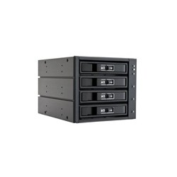 CHIEFTEC SATA/SAS Backplane CBP-3141SAS, 3 x 5.25" bays for 4 SAS/S-ATA HDDs, Hot-Swap, full aluminium