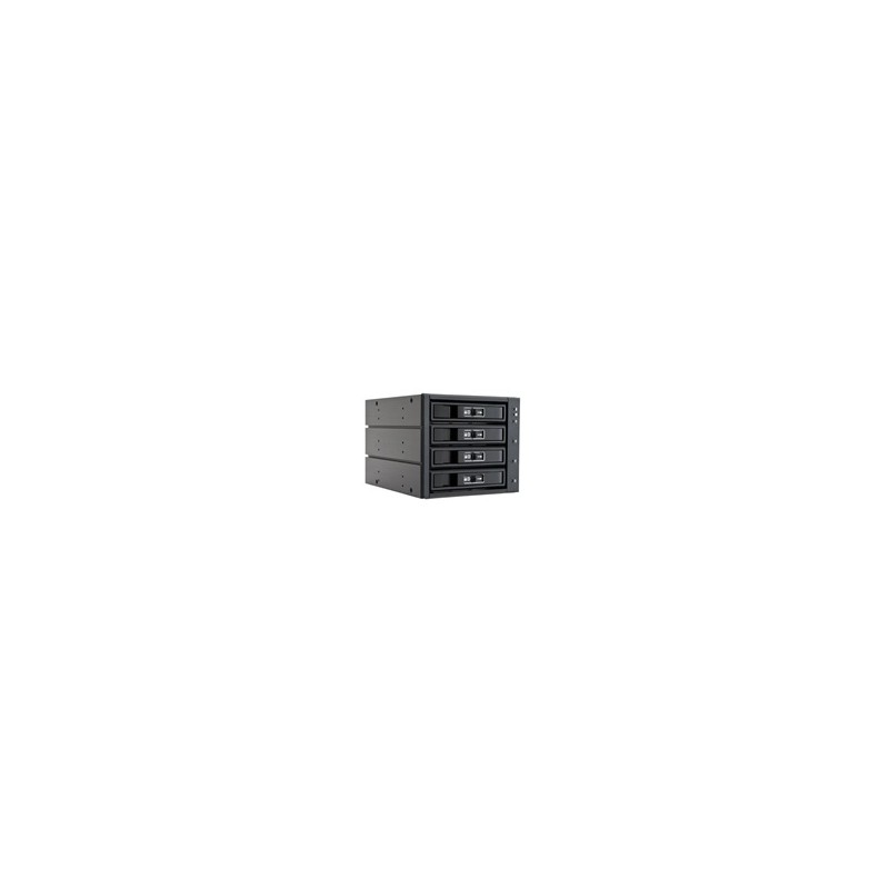 CHIEFTEC SATA/SAS Backplane CBP-3141SAS, 3 x 5.25" bays for 4 SAS/S-ATA HDDs, Hot-Swap, full aluminium