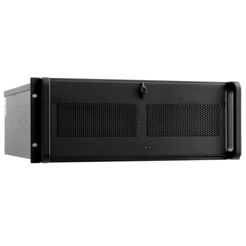CHIEFTEC skříň Rackmount 4U ATX, UNC-410S-B-U3-OP, Black, bez zdroje