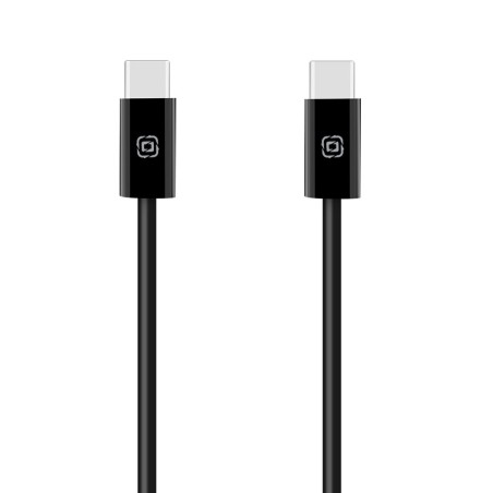 OBAL:ME Super Fast USB-C/USB-C Pletený kabel 100W 2m Black