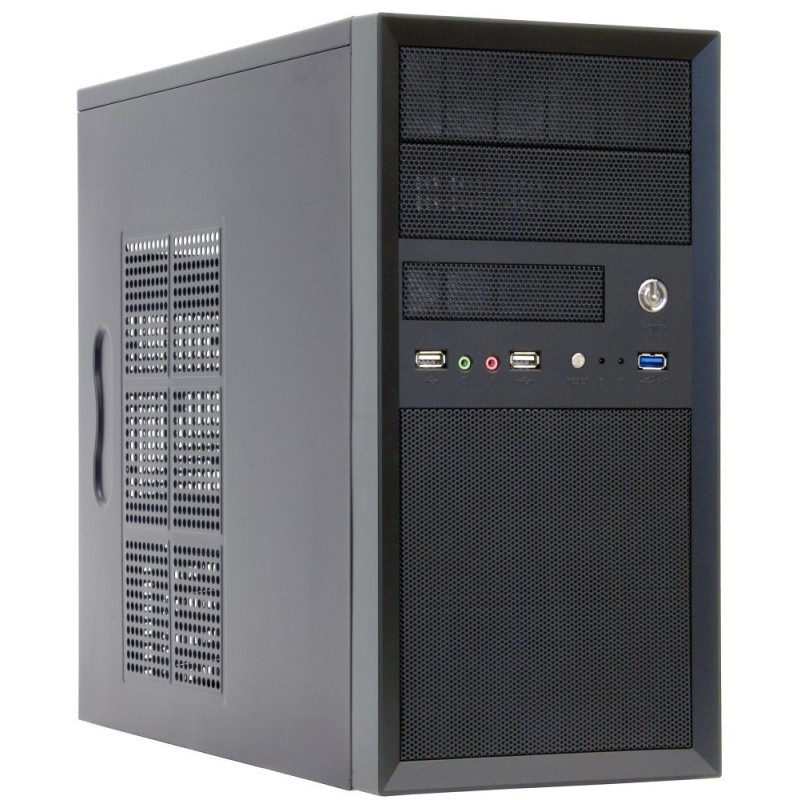 CHIEFTEC skříň Mesh Series/uATX, CT-01B, 350W, Black, USB 3.0