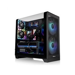 BAZAR - THERMALTAKE Case View 390 Air, ATX, Průhledná bočnice, 2x 120mm Fan, černá, poškozený obal