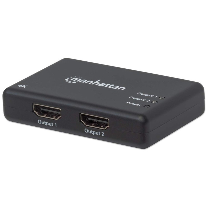 MANHATTAN Splitter HDMI 2 porty, 4K@30Hz, černá
